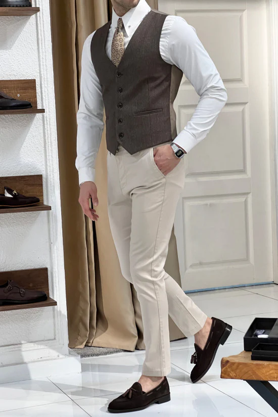 Elegant Men'S Formal Vest