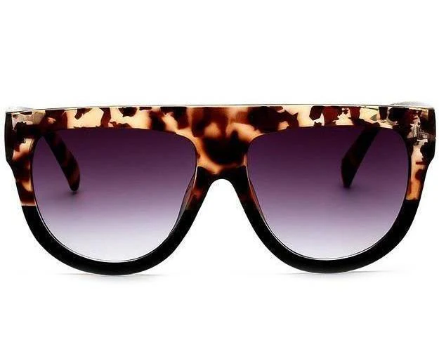 Stylish Tortoiseshell Gradient Sunglasses