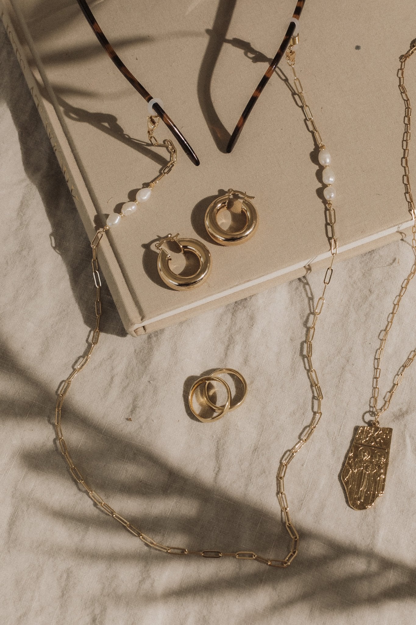 Elegant Golden Hoop Earrings