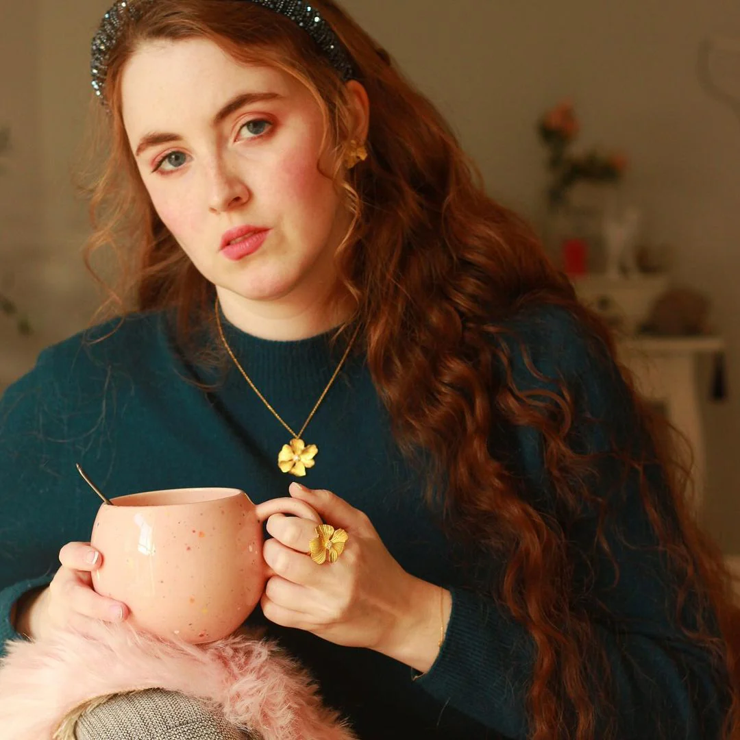 Elegant Blossom Adjustable Ring