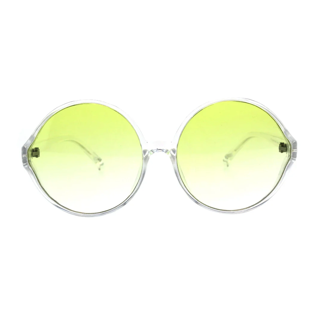 Stylish Translucent Round Sunglasses