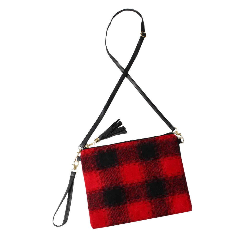 Chic Plaid Crossbody Bag