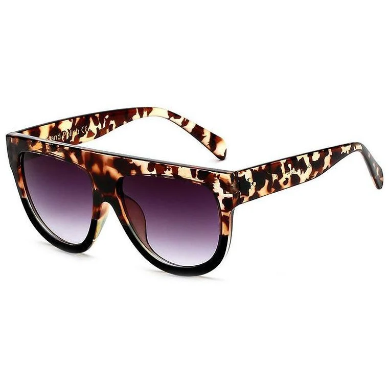 Stylish Tortoiseshell Gradient Sunglasses