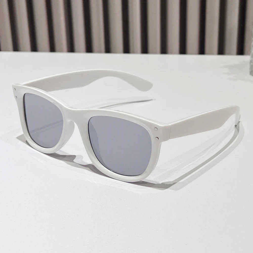 Chic White Frame Eyewear