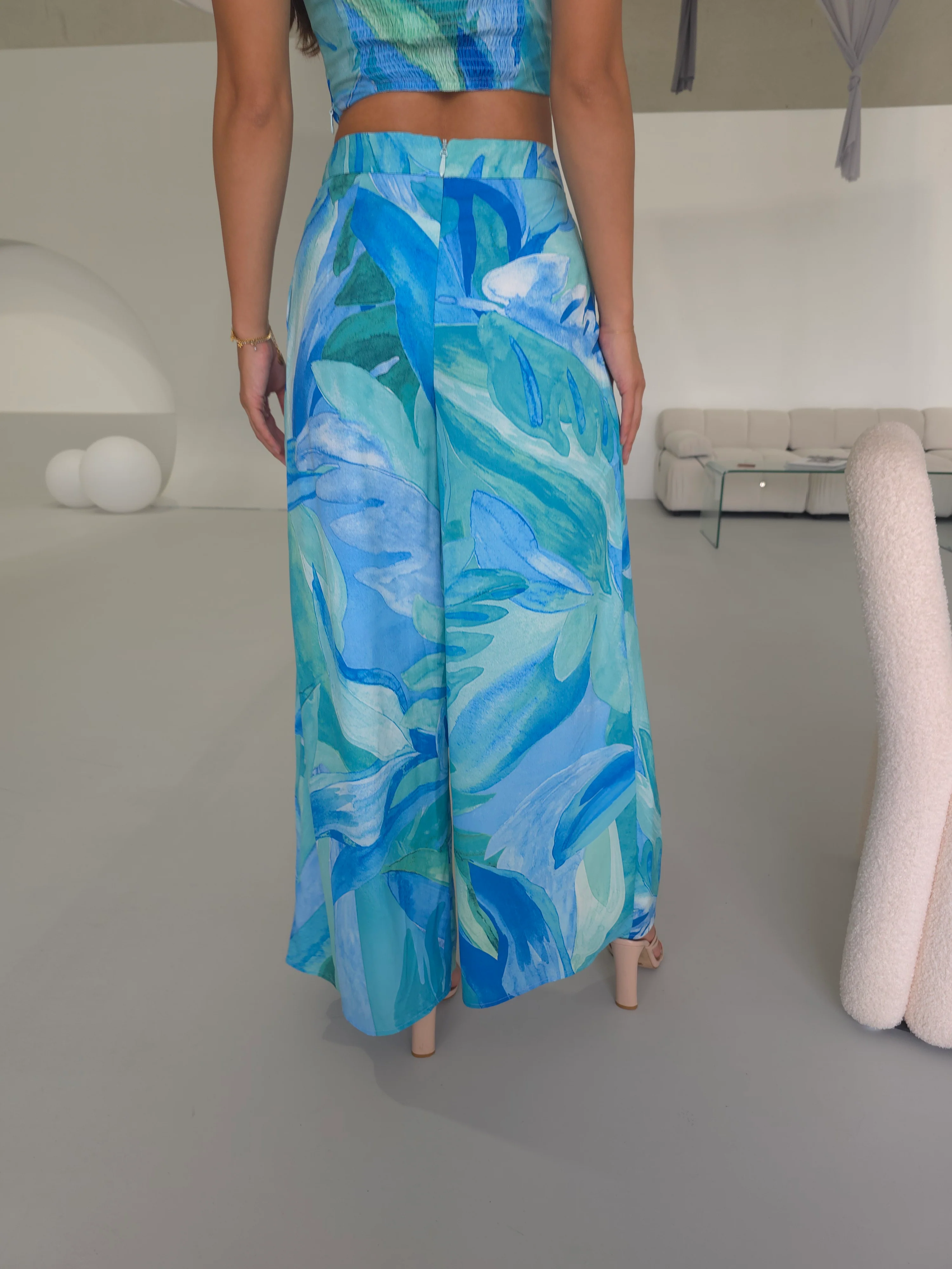 Stylish Ocean Bliss Two-Piece Set