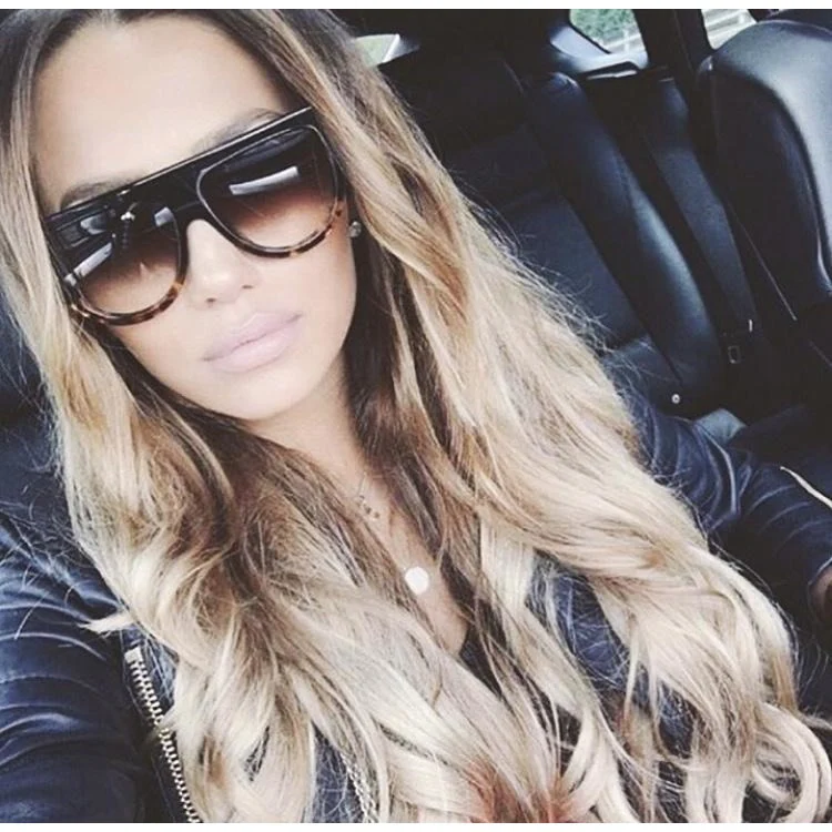 Stylish Tortoiseshell Gradient Sunglasses