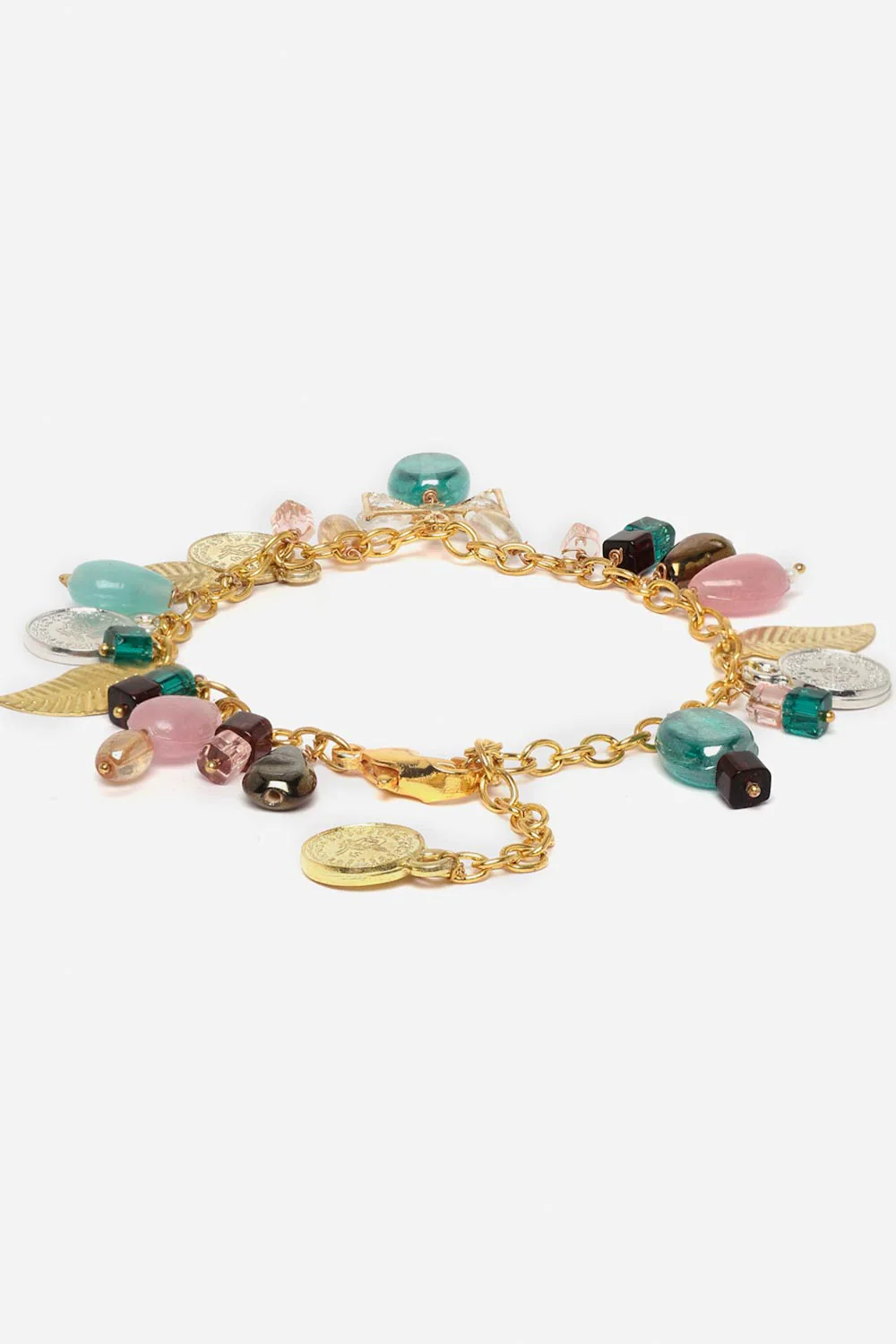 Elegant Beaded Charm Bracelet