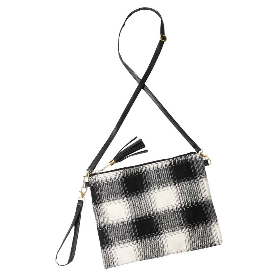 Chic Plaid Crossbody Bag