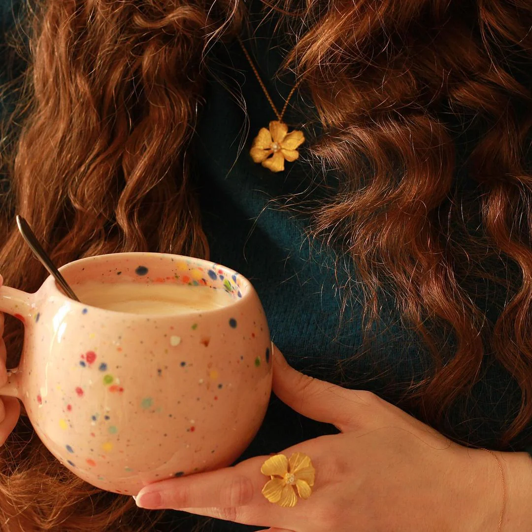 Elegant Blossom Adjustable Ring